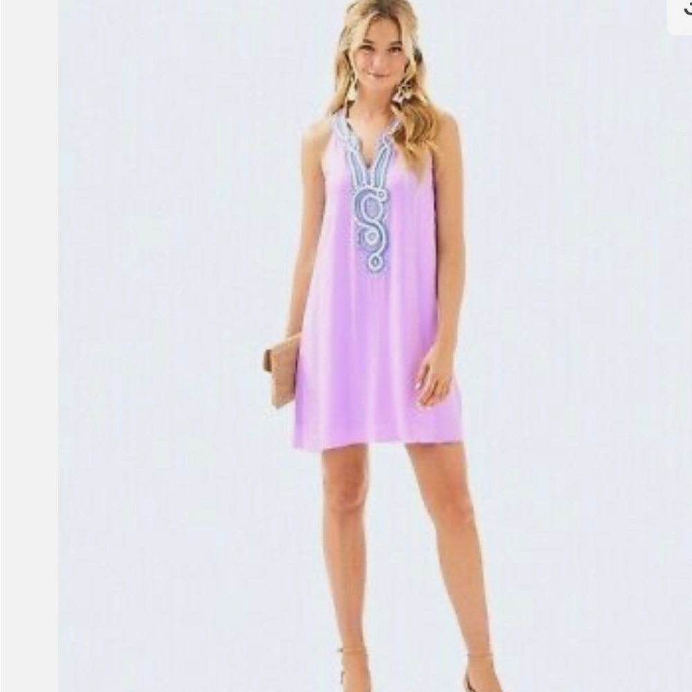 Lilly Pulitzer lavender dress with embellished beading